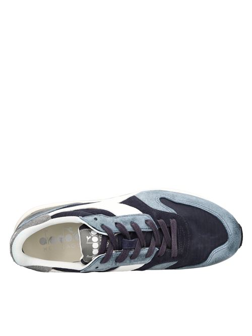 Sneakers in camoscio e tessuto DIADORA HERITAGE | CONQUEST RIPSTOP SWBLU